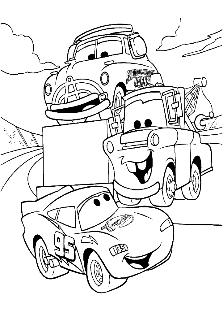 carros para colorir