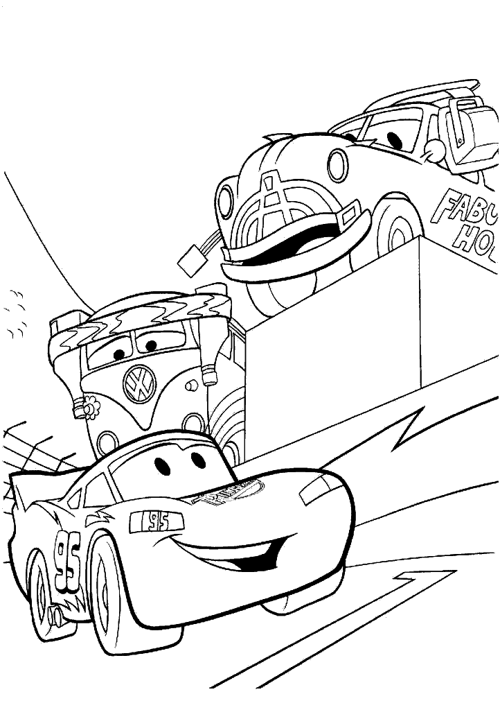 carros para colorir