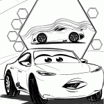 carros para colorir
