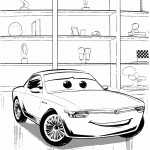 carros para colorir