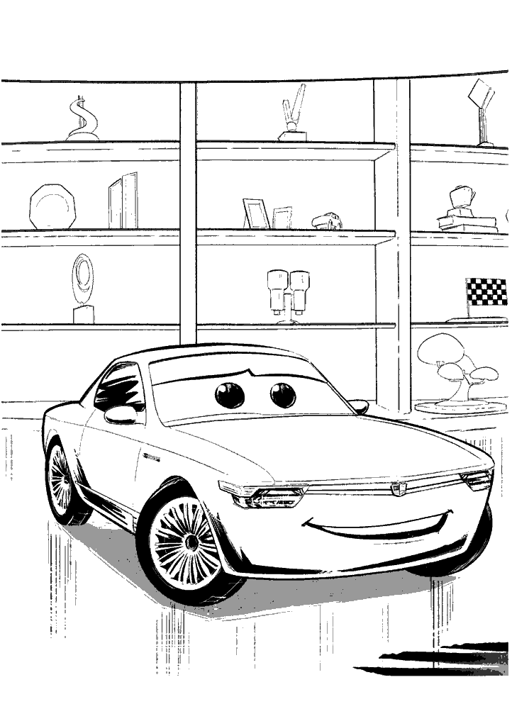 carros para colorir