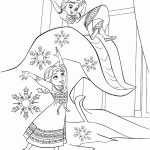 frozen para colorir