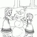 frozen para colorir