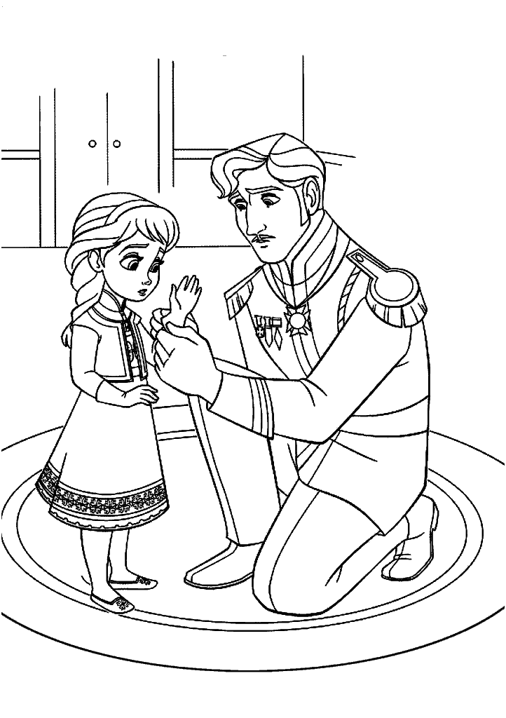 frozen para colorir