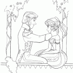 frozen para colorir