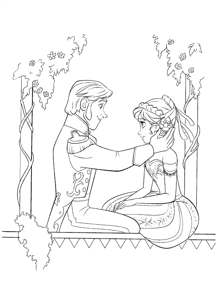 frozen para colorir