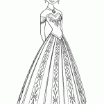 frozen para colorir