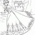 frozen para colorir