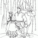 frozen para colorir
