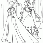 frozen para colorir
