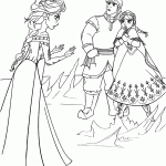 frozen para colorir