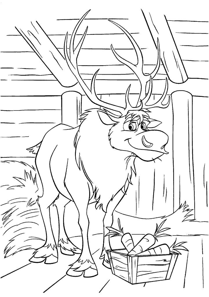 frozen para colorir