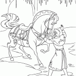 frozen para colorir