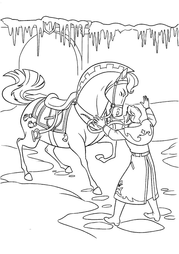 frozen para colorir