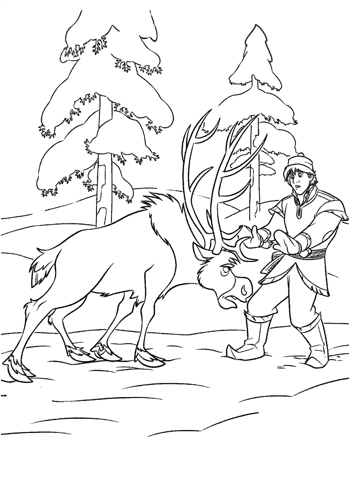 frozen para colorir