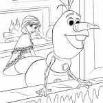 frozen para colorir