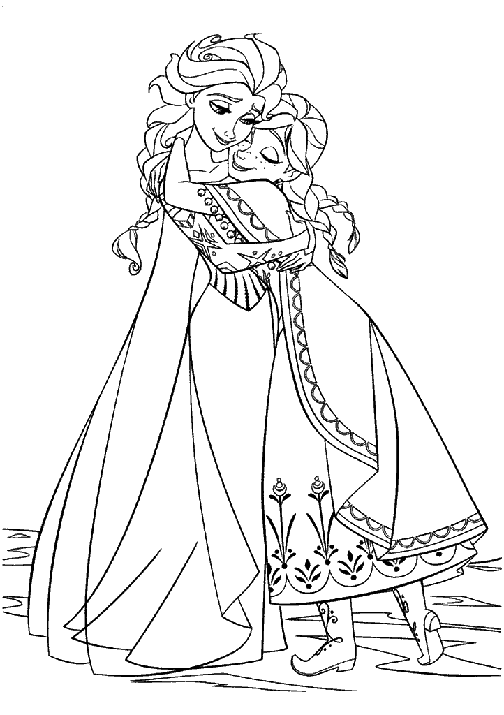 frozen para colorir