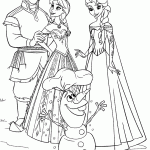 frozen para colorir