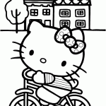 hello kitty para colorir