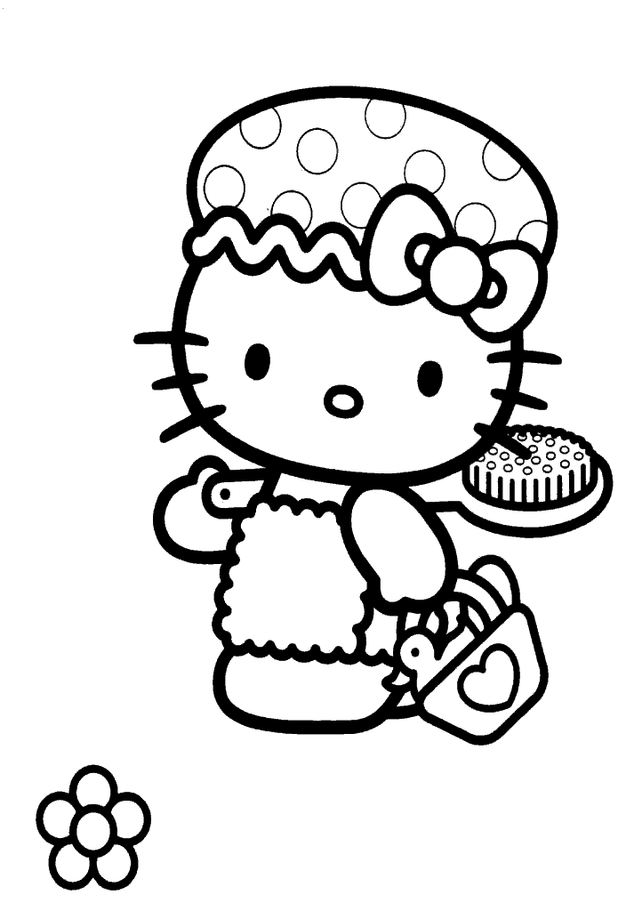 hello kitty para colorir