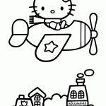 hello kitty para colorir