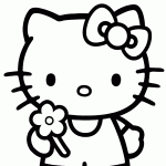 hello kitty para colorir
