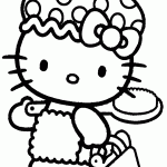 hello kitty para colorir