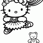 hello kitty para colorir