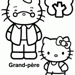 hello kitty para colorir