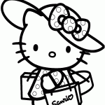 hello kitty para colorir