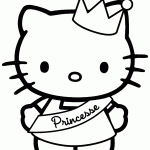 hello kitty para colorir