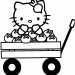 hello kitty para colorir