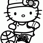 hello kitty para colorir