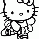 hello kitty para colorir