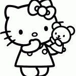 hello kitty para colorir