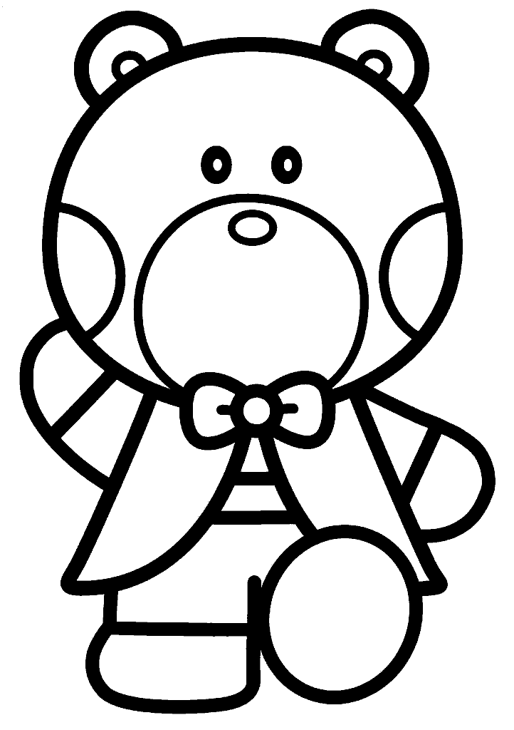 hello kitty para colorir