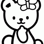 hello kitty para colorir