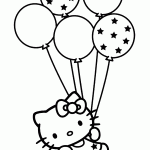 hello kitty para colorir