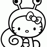 hello kitty para colorir