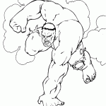 hulk para colorir