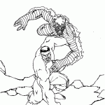 hulk para colorir