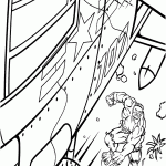 hulk para colorir
