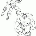 hulk para colorir