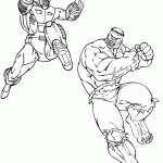 hulk para colorir