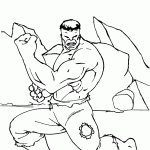 hulk para colorir
