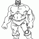hulk para colorir