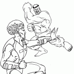 hulk para colorir