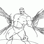 hulk para colorir