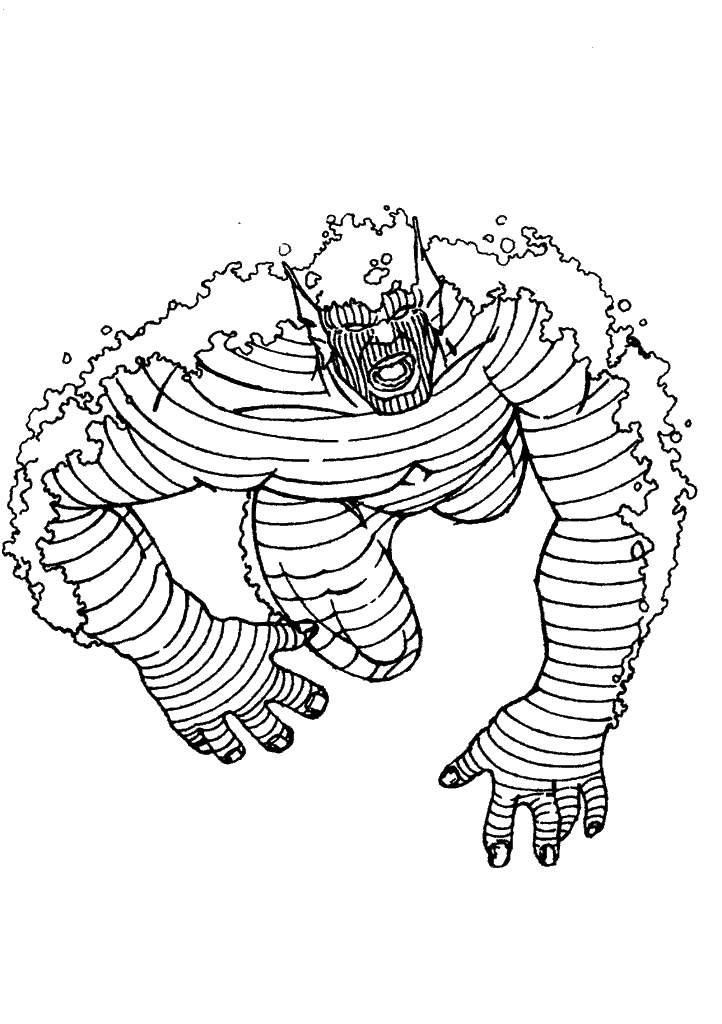 hulk para colorir