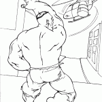 hulk para colorir